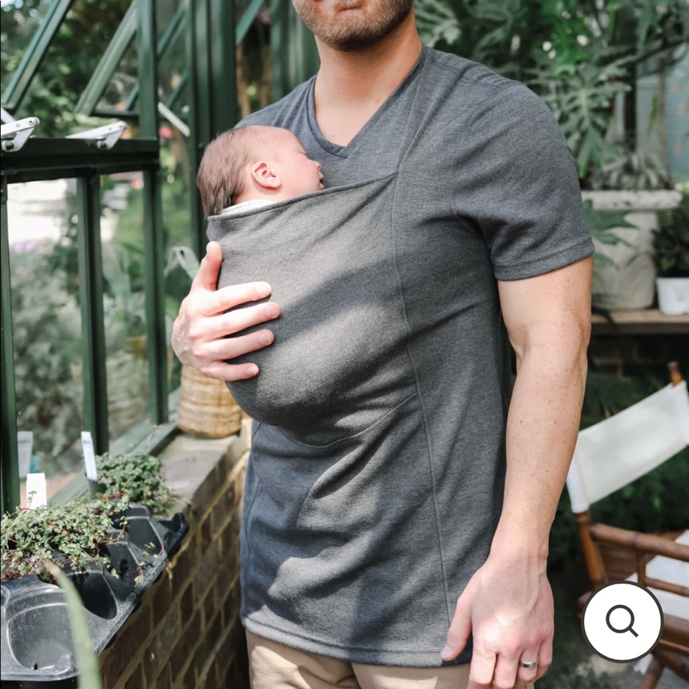 Lalabu dad shirt baby wearing with ease size M